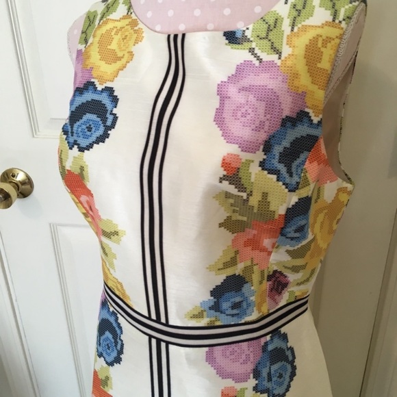 Payal Pratap for Anthropologie Garden Grid Sheath Dress - Picture 4 of 5